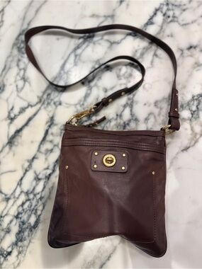 Marc Jacobs Marc by Marc Jacobs Brown Leather Crossbody Bag Gold Hardware